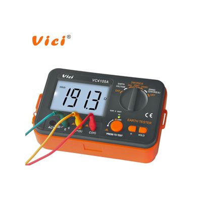 VICIMETER VC4105A ground testing resistance voltage earth meter