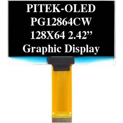 Graphic OLED Display Module PG12864CW/Y/G/B