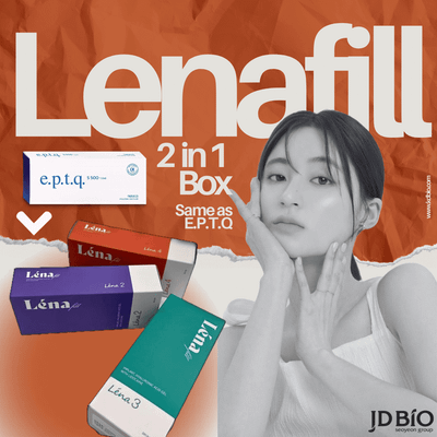 Lena Filler 1.1ml X 2 Syringes Per Box ( H.A 24 mg/ml ) Same manufacturer E.P.T.Q Filler