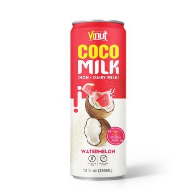 12 Fl Oz VINUT Coco milk Watermelon Gluten Free Lactose Free Non coconut milk drink Manufacturing