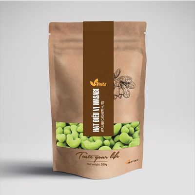 Roasted cashew nut - Wasabi flavor from Visinuts