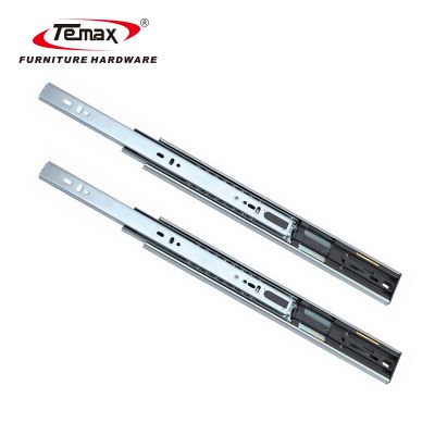 Temax hot selling 3 fold soft closing ball bearing telescopic channel drawer slides DB456F
