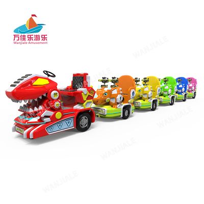 Indoor and Outdoor Amusement Park Rides Kiddie Trackless Train Bumper Car