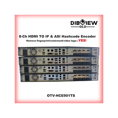 DIBVIEWOLO RTMP/UDP/RTP 8 in1 HDMI To ASI Hashcode Remove Encoder With Audio Code Removing For Live