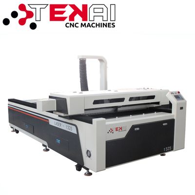 TEJ1325 CO2 laser machine for cutting engraving acrylic MDF leather with Reci laser tube