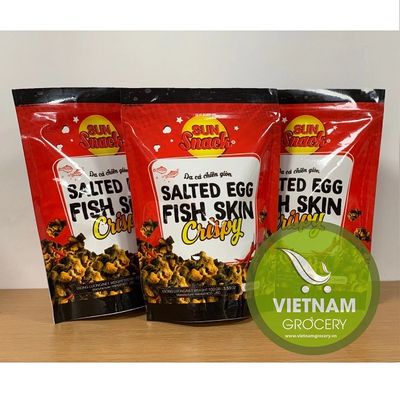 Sun Snack - Vietnam Chilli Salted Egg Fish Skin Snack 100Gg