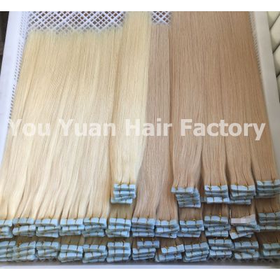 100% Premium Remy Human Hair Tape in Extensions Luxury Hair Long Hair Double Drawn Seamless Tape