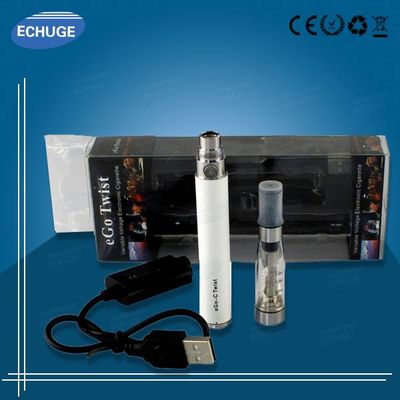 Power rechargeable ego c twist ego twist battery for electric cigarette