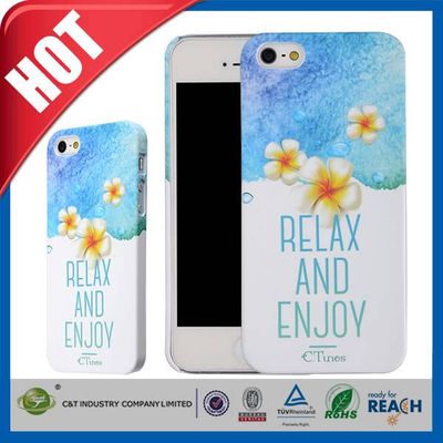 C&T flower style hard back pc phone case for iphone 6
