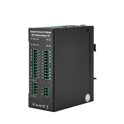 Modbus MQTT 2 Ethernet Ports Module for Data Monitoring