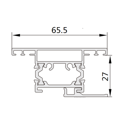 New Design Cataphoresis Aluminum Air Handling Unit Profile Extrusions ...