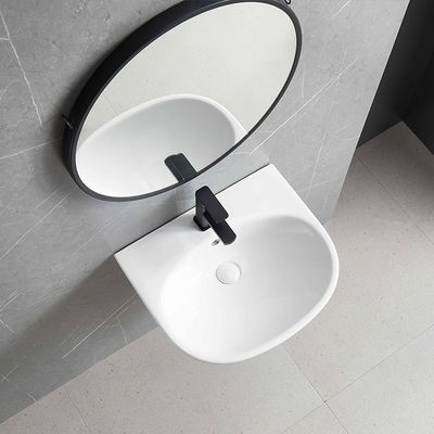 JIAHAO 5100B Sanitary ware white modern round hand wash bathroom sink ceramic wash basin