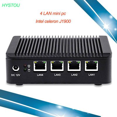 4*LAN mini pc j1900 Intel celeron cpu Linux mini pc router