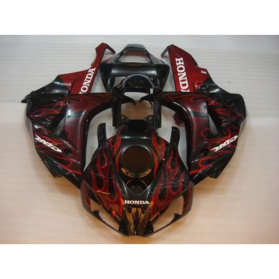 CBR1000rr 2006 to 2007 Red Flame road bike aftermarket fairing kits