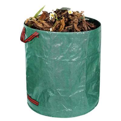 PE WOVEN Green Garden Bag - Reusable Yard Waste Bags- for Garden, Lawn and Leaf Bag