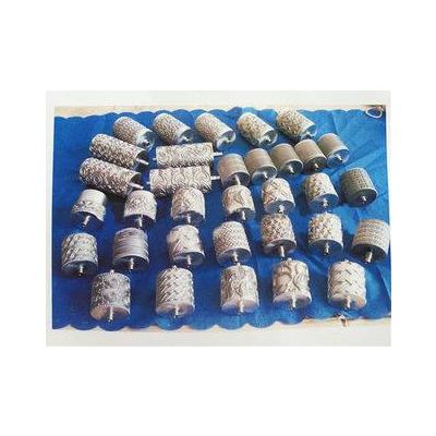 Sliver Pattern Roller Weaving Machine Parts Steel Ues In Gloves / Masks / NonWoven Bags