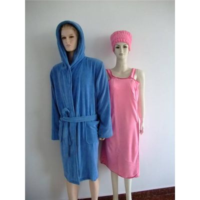 Microfiber bathrobe wholesale