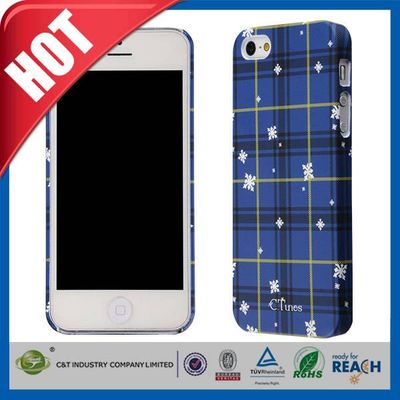 C&T snow ice stripe style smart pc case cover for iphone 6