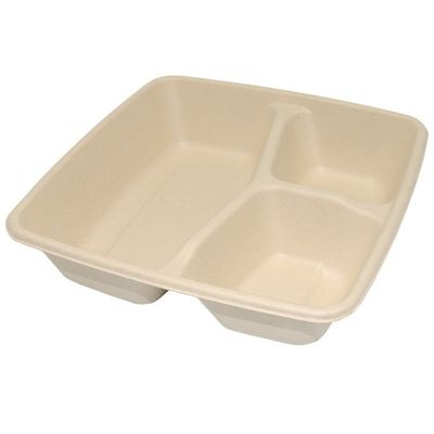 Take Out Food Packaging Take Away Sugarcane Bagasse Pulp Lunch Container