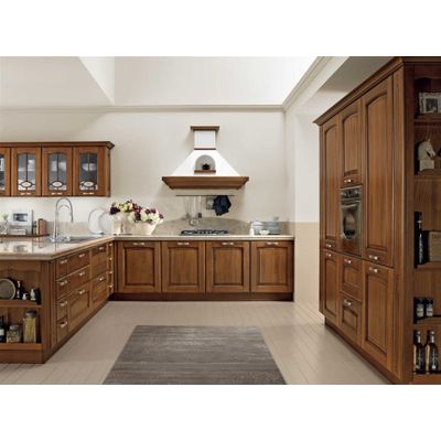 Customized Size Shaker Door Solid Wood Kitchen Cabinets