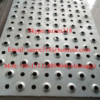 aluminum dimple hole perforated plank grating