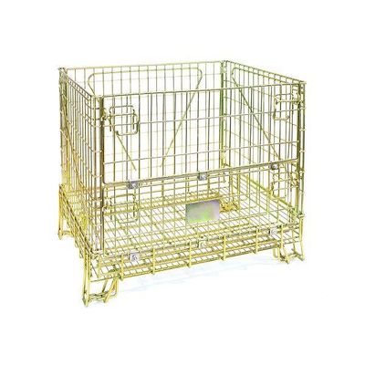 heavy duty industrial stackable storage wire mesh container