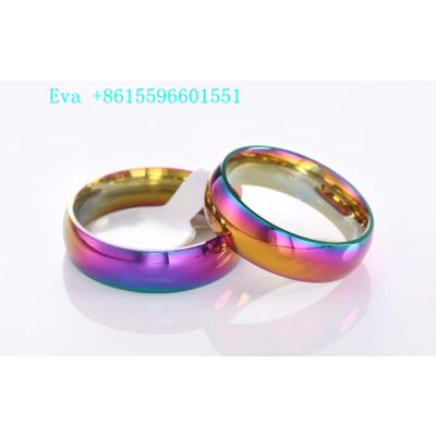 customized titanium ring in stock from China