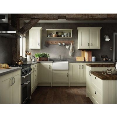 Cream white shaker kitchen cabinets wood custom cabinetry