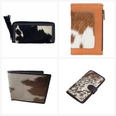 Cowhide Hair On Wallets Purses & Clutches Manufacturer