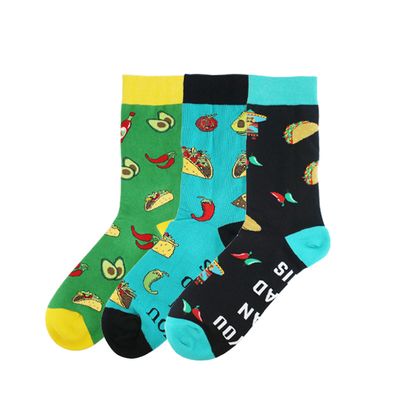 Wholesale personality trend socks Women creative funny fashion happy socks 2021 new Korean carto