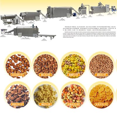Breakfast Cereal Extruder Manufacturer Corn Flakes Making Machines
