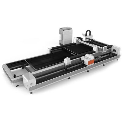 China Steel Plate And Tube CNC Fiber Laser Cutting Machine For Sale