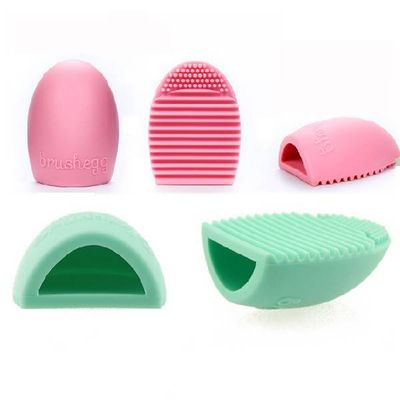 Sofeel new arrival makeup brush egg silicone clean brush