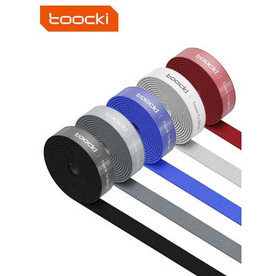 TOOCKI hook-and-loop fastener Cable winder 1m,3m,5m