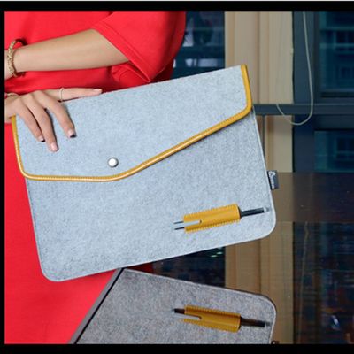 Factory Direct high quality business laptop bag 11 12 13 15inch felt laptop bags for notebook