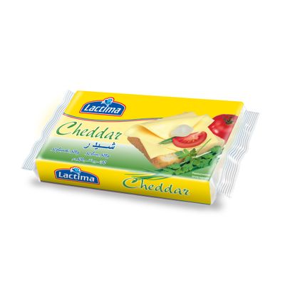processed Lactima Cheddar cheese slices