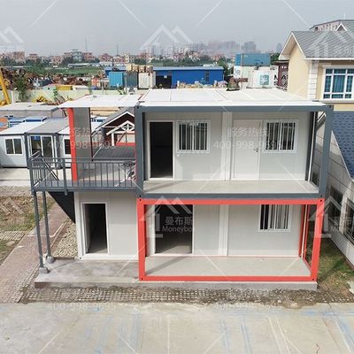 Low Cost modular homes china Units Removable House With Steel Shipping Container Frame