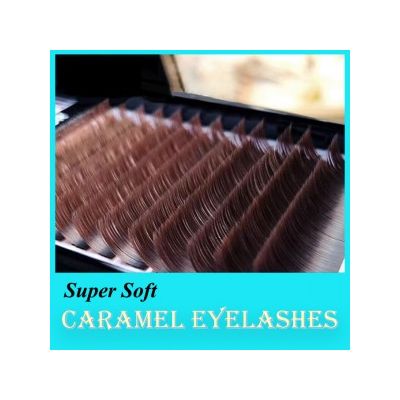 Caramel/Brown Color Lashes For Eyelash Extention