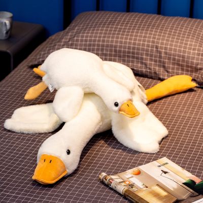 Big white goose plush toy stuffed animal toy goose, giant plush pillow popular plush duck for home a