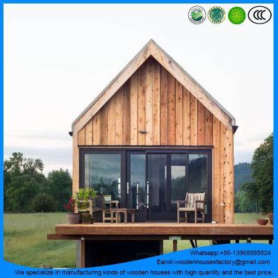 Professional manufacturer of prefab wooden beach house/log cabin/hotel house