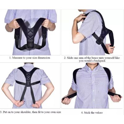 Posture Corrector For Men And Women, Back Braces with Adjustable Belt for Anti-humpback Clavicle Sup