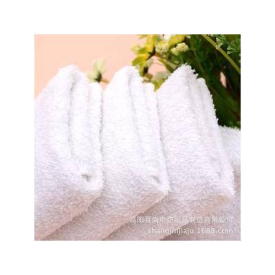 China Top 10 Towels' factory high quality 100% cotton Jacquard weave white import towel
