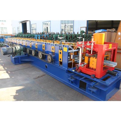 2017 new product hydraulic cutting metal channel C Zshape profile purlin roll forming machine
