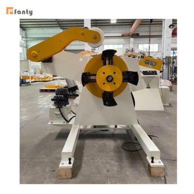 2 Ton Automatic Hydraulic Decoiler Machine For Metal Coil Uncoiling
