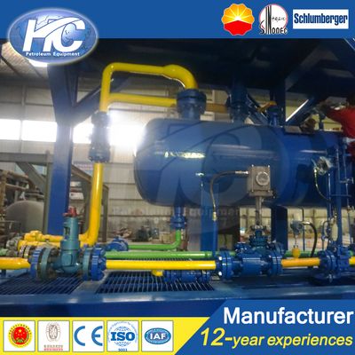 Oil petroleum skid-mounted oil gas water test separator/ 3 phase separator in oilfied or gas field