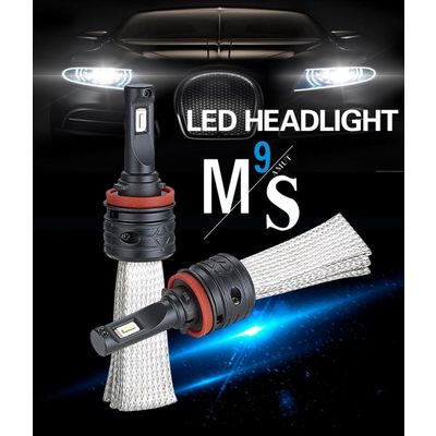M9s LED Headlight Fanless  philips chips led headlamp