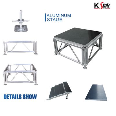 quick setup aluminum stage
