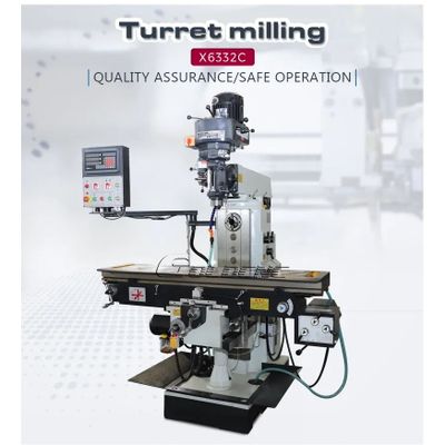 China factory direct sales X6332C turret milling machine metal universal milling machine