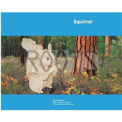 Squireel-3D wooden puzzles, wooden construction kit,3d wooden models, 3d puzzle
