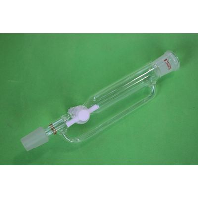 Cylindrical shape Pressure Equalizing Dropping Funnel with glass Stopcock labwares China supplie